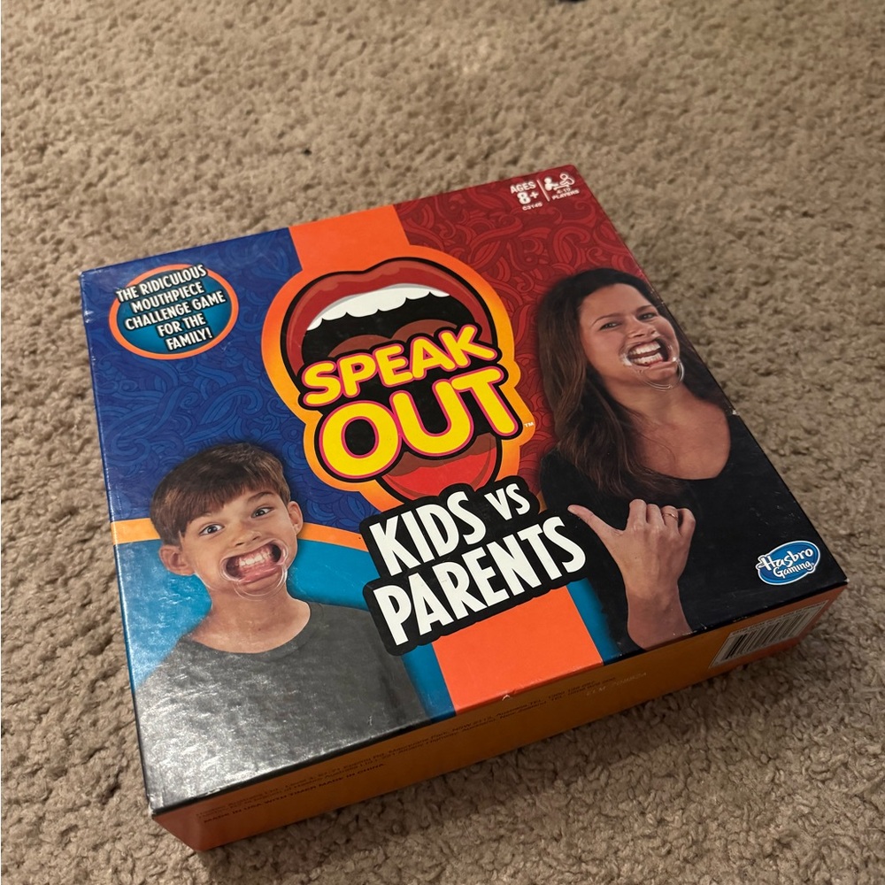 Hasbro Speak Out Kids vs Parents Game